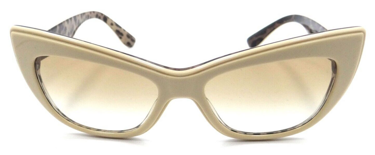 Dolce &amp; Gabbana Sunglasses DG 4417 3381/13 54-17-145 White Leo / Brown Gradient