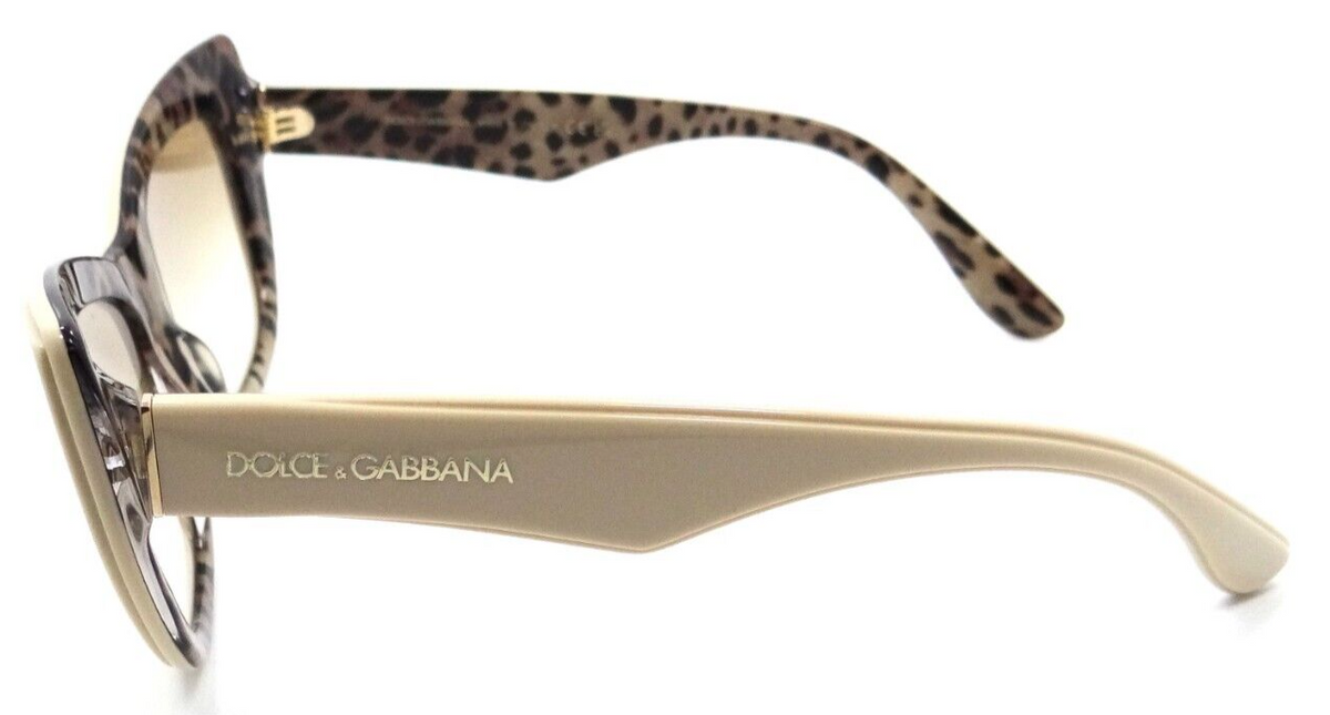 Dolce &amp; Gabbana Sunglasses DG 4417 3381/13 54-17-145 White Leo / Brown Gradient