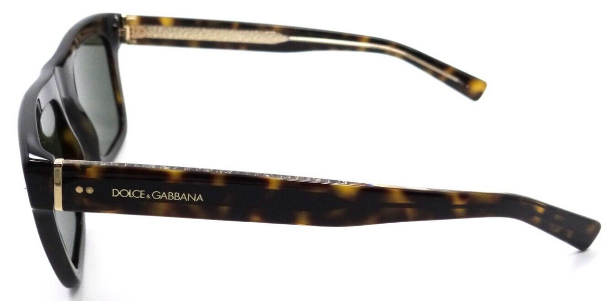 Dolce &amp; Gabbana Sunglasses DG 4420 502/71 52-20-145 Havana / Dark Green Italy