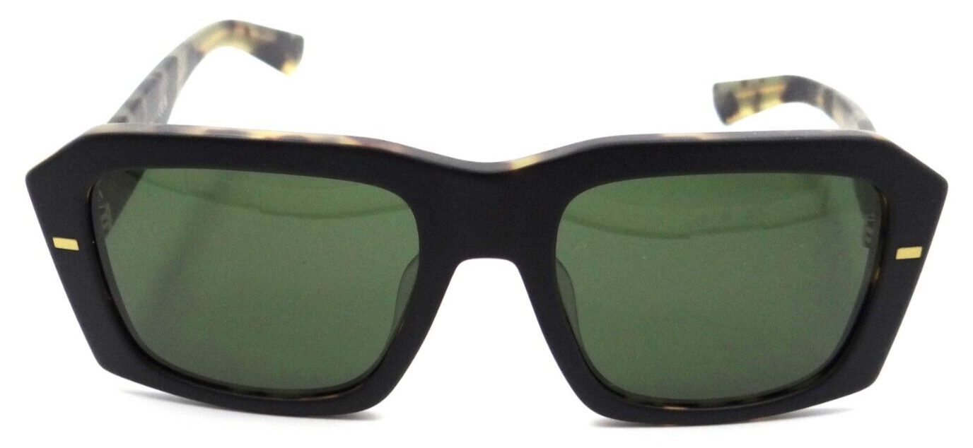 Dolce & Gabbana Sunglasses DG 4430F 3404/71 54-20-145 Matte Black Havana / Green