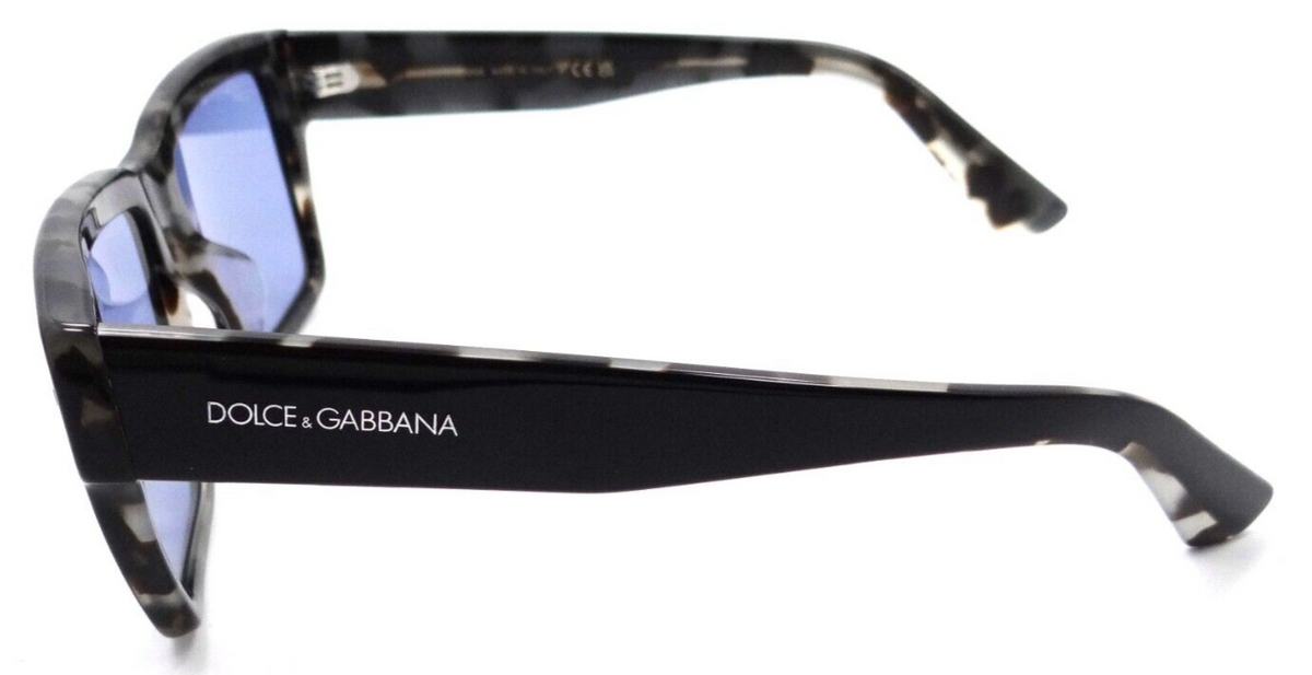 Dolce &amp; Gabbana Sunglasses DG 4431F 3403/1U 55-18-145 Black On Grey Havana /Blue