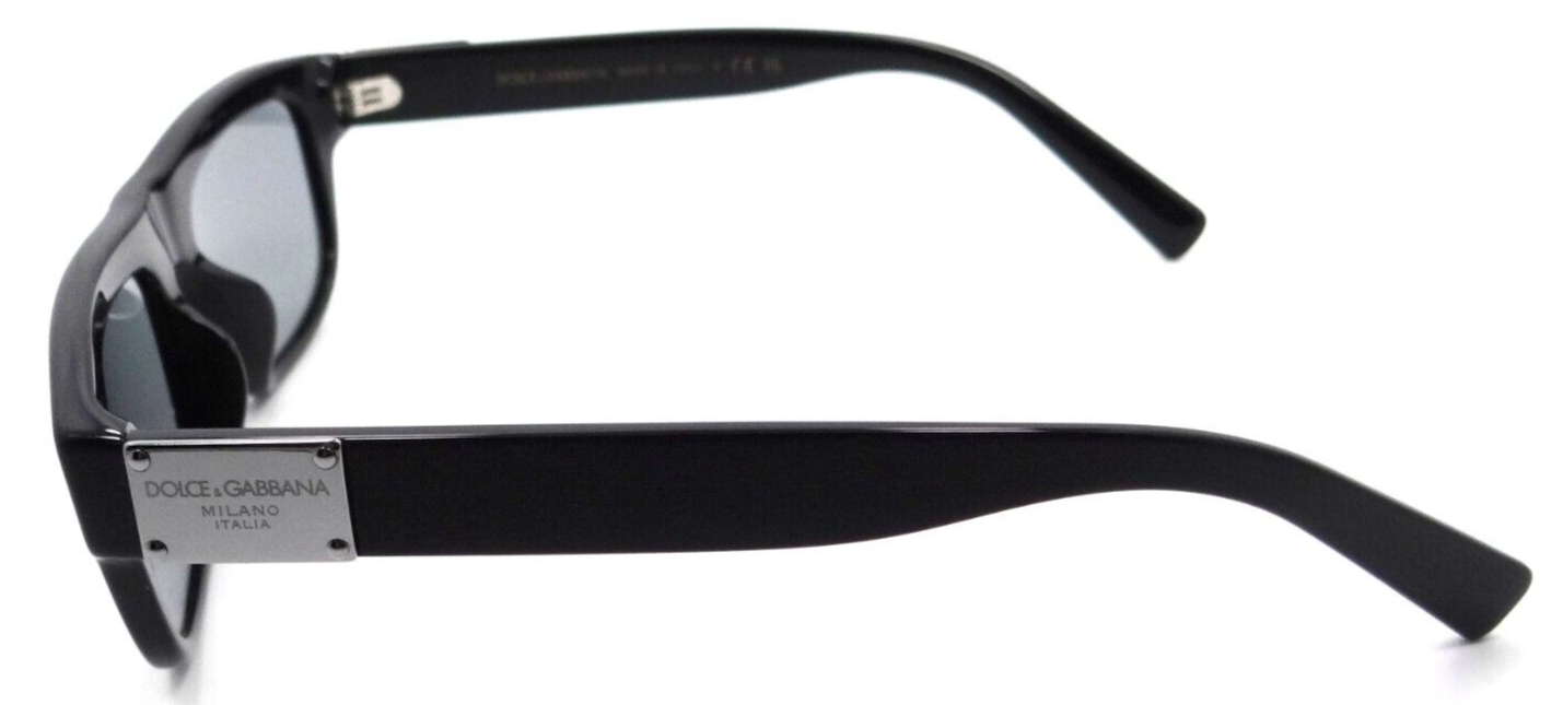 Dolce & Gabbana Sunglasses DG 4432F 2820/87 52-18-145 Brushed Black / Dark Grey