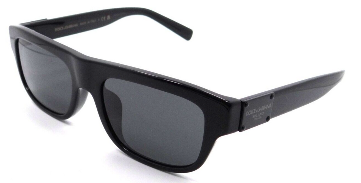 Dolce &amp; Gabbana Sunglasses DG 4432F 501/87 52-18-145 Black / Dark Grey Italy