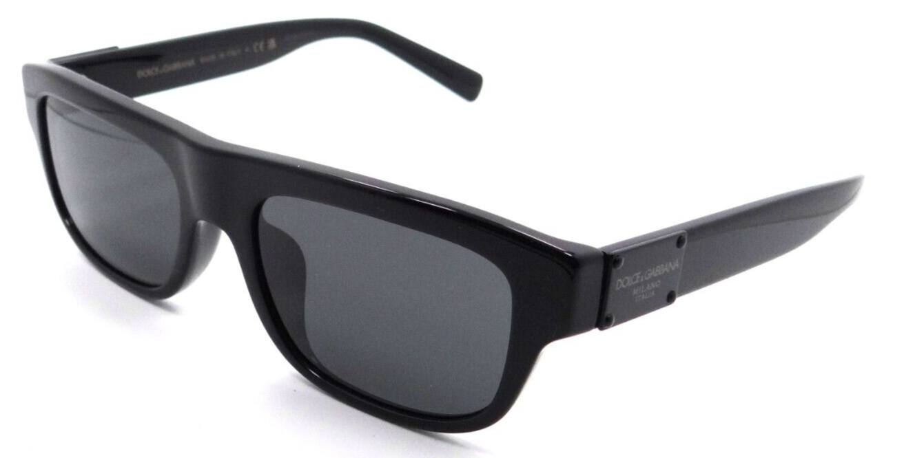 Dolce & Gabbana Sunglasses DG 4432F 501/87 52-18-145 Black / Dark Grey Italy