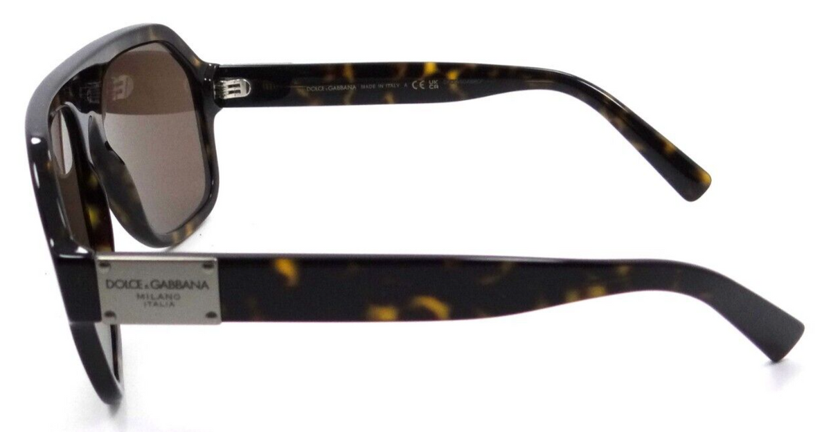 Dolce &amp; Gabbana Sunglasses DG 4433 502/73 58-16-145 Havana / Dark Brown Italy