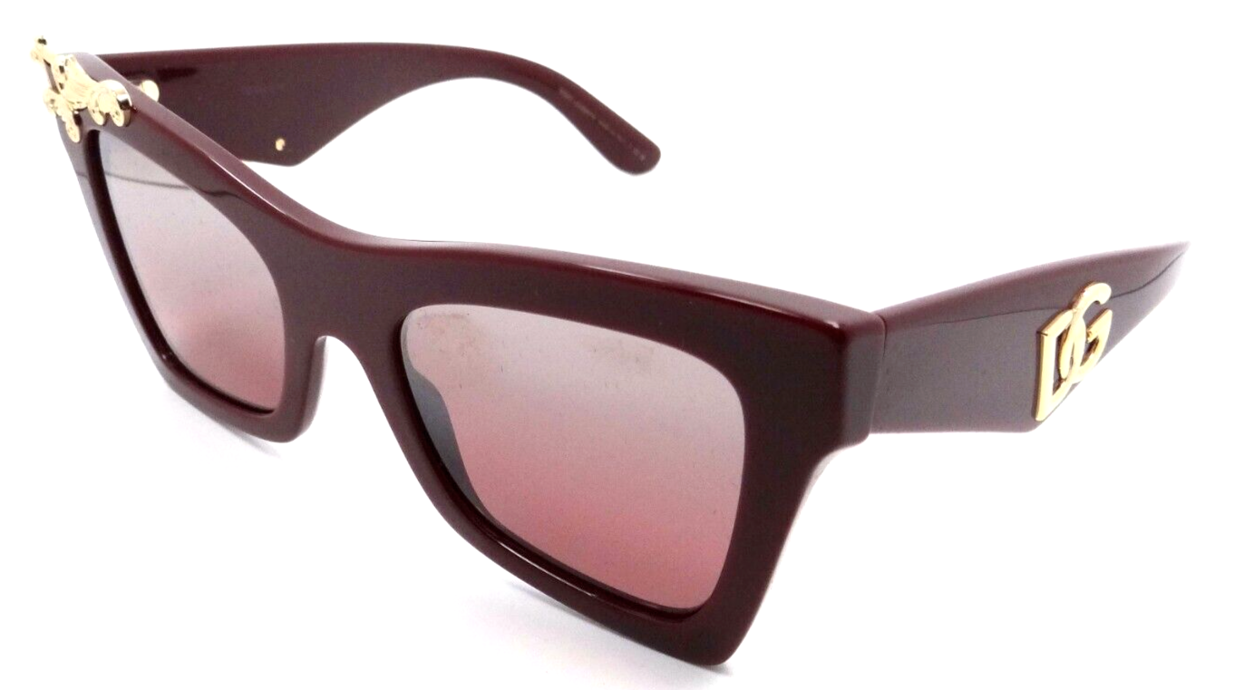 Dolce & Gabbana Sunglasses DG 4434 3091/7E 51-21-145 Bordeaux / Pink Mirror Grad