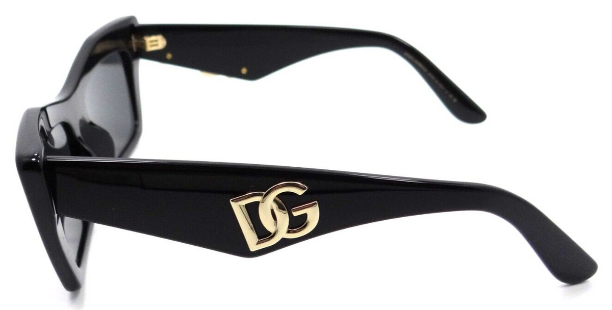 Dolce &amp; Gabbana Sunglasses DG 4435 501/87 53-18-145 Black / Dark Grey Italy