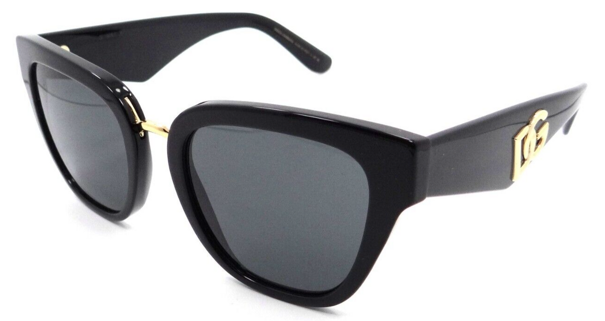 Dolce &amp; Gabbana Sunglasses DG 4437 501/87 51-20-145 Black / Dark Grey Italy