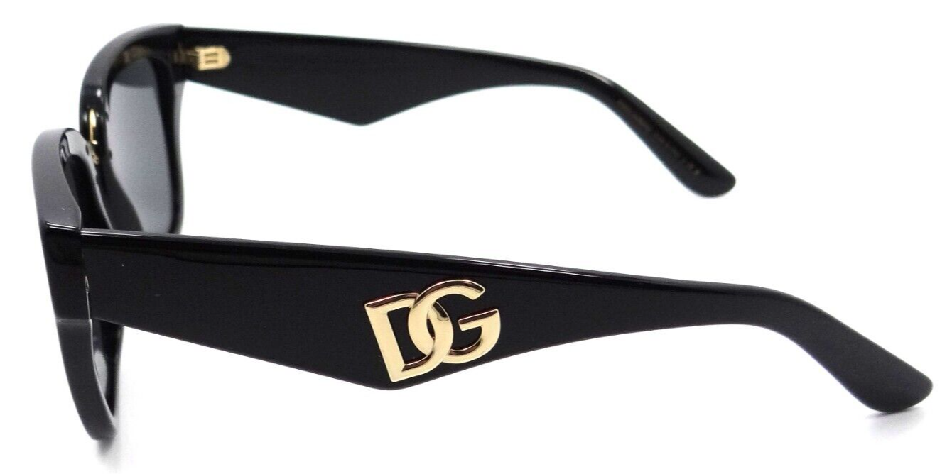 Dolce & Gabbana Sunglasses DG 4437 501/87 51-20-145 Black / Dark Grey Italy
