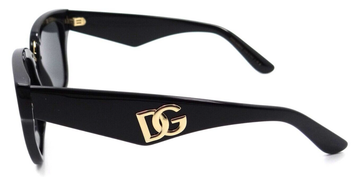 Dolce &amp; Gabbana Sunglasses DG 4437 501/87 51-20-145 Black / Dark Grey Italy