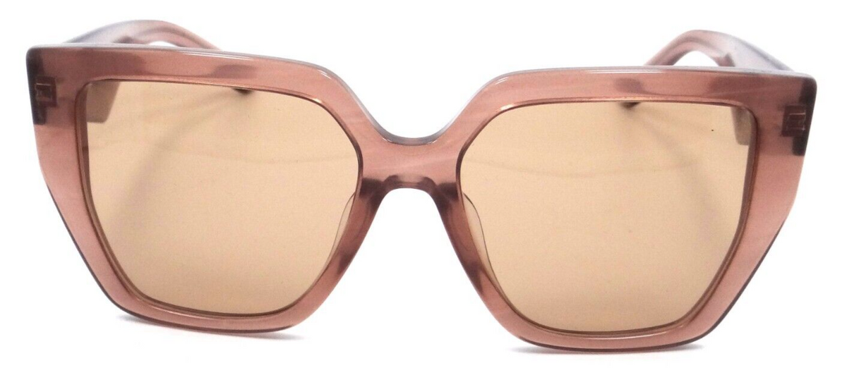 Dolce &amp; Gabbana Sunglasses DG 4438F 3411/3 55-17-145 Fleur Caramel / Dark Brown