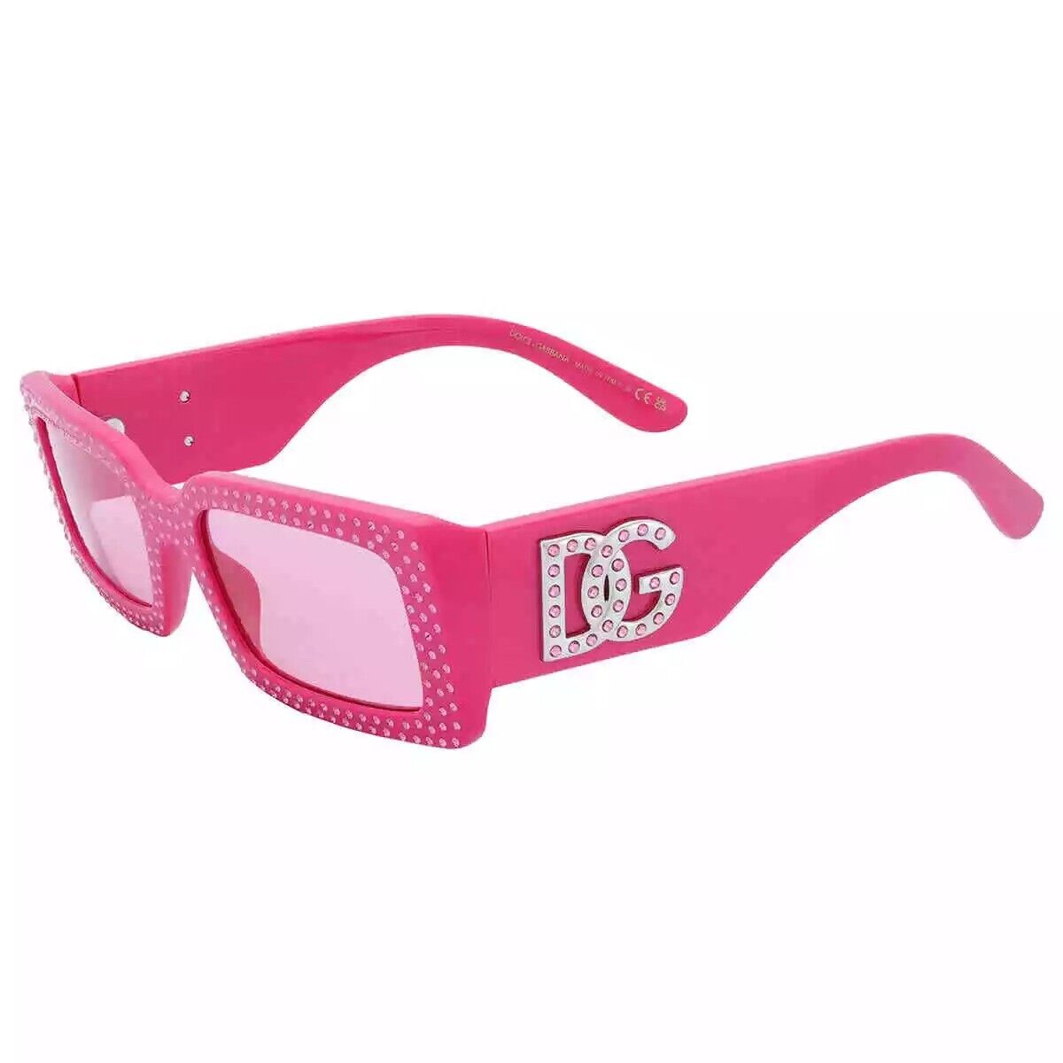 Dolce &amp; Gabbana Sunglasses DG 4447B 3262/84 53-20-140 Fuchsia / Pink Swarovski