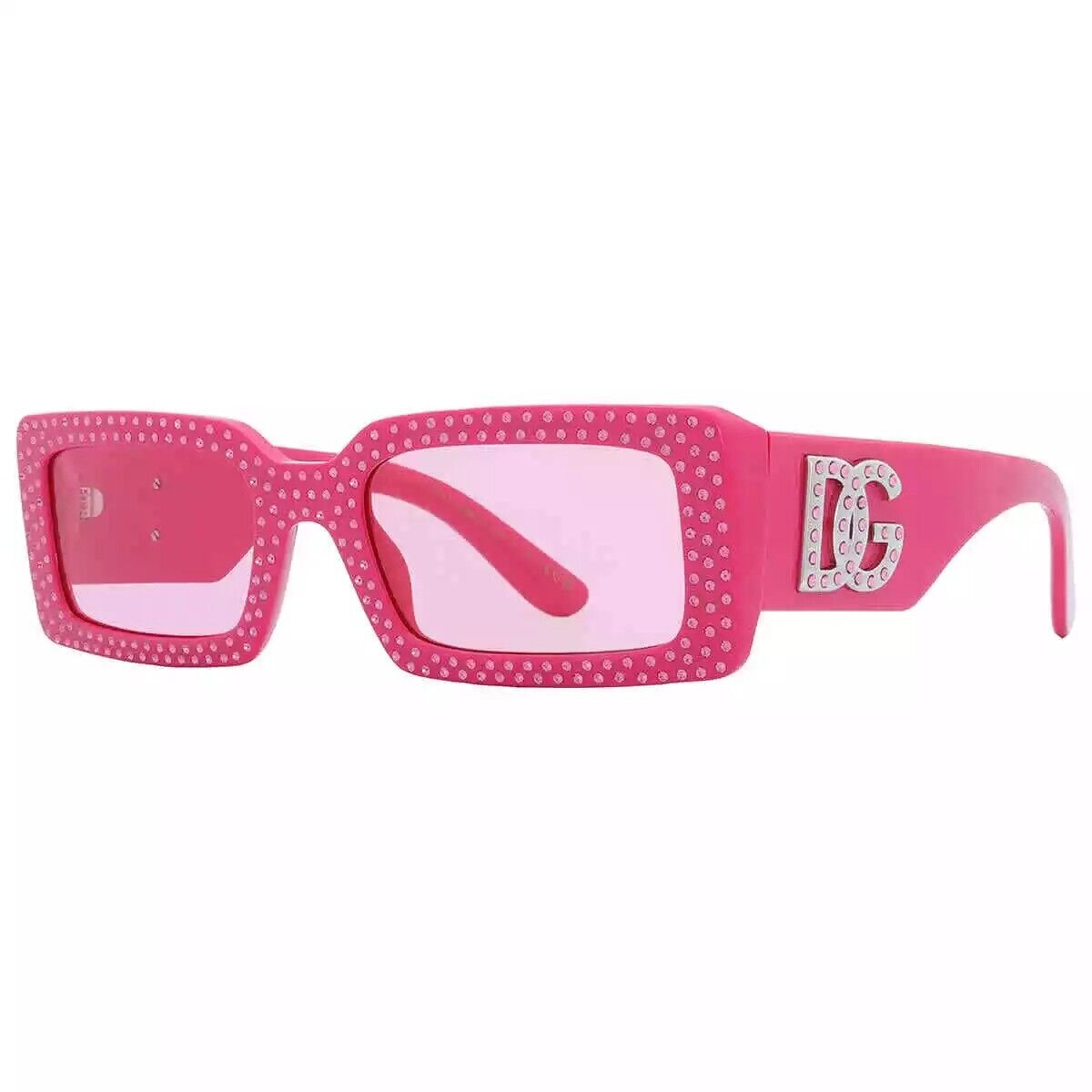 Dolce &amp; Gabbana Sunglasses DG 4447B 3262/84 53-20-140 Fuchsia / Pink Swarovski