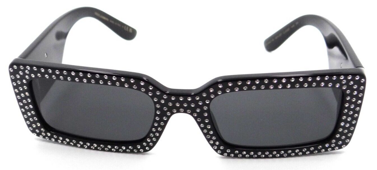 Dolce &amp; Gabbana Sunglasses DG 4447B 501/87 53-20-140 Black / Dark Grey Swarovski