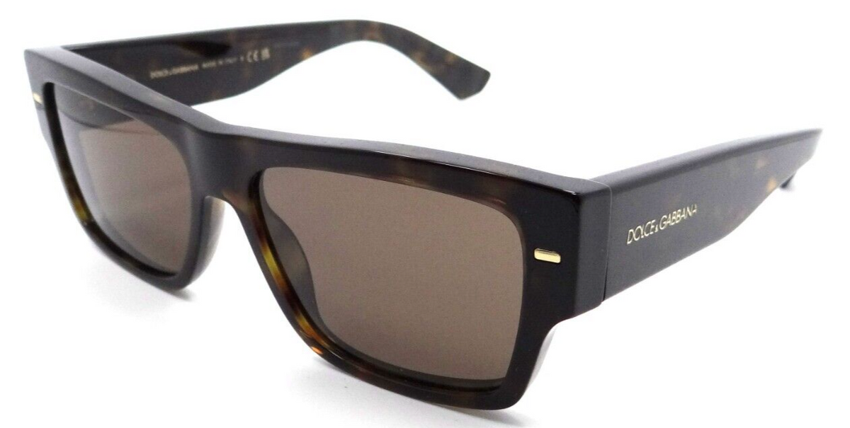 Dolce &amp; Gabbana Sunglasses DG 4451 502/73 55-15-145 Havana / Dark Brown Italy