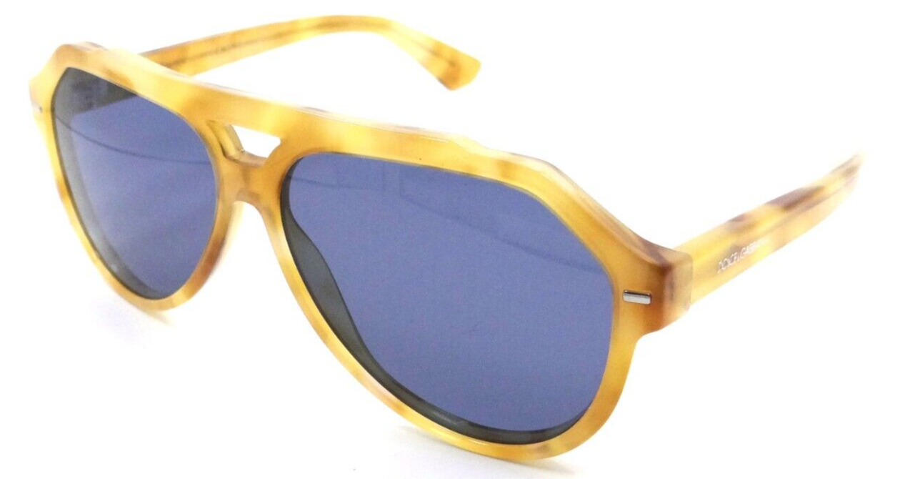 Dolce & Gabbana Sunglasses DG 4452 3422/2V 60-13-145 Yel Tortoise/Blue Polarized
