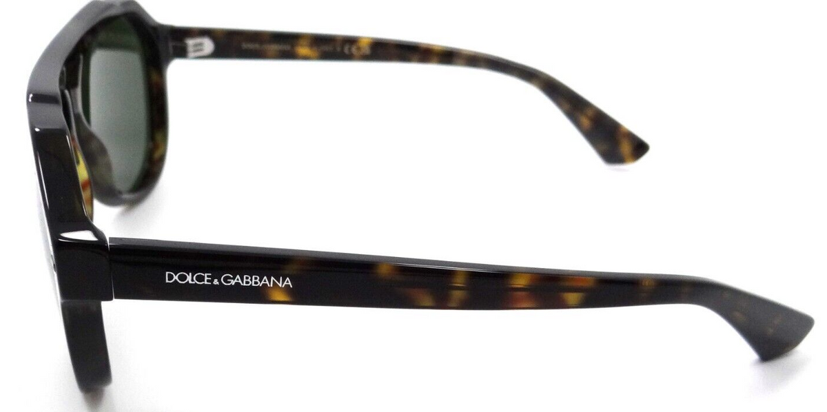 Dolce &amp; Gabbana Sunglasses DG 4452 502/71 60-13-145 Havana / Dark Green Italy
