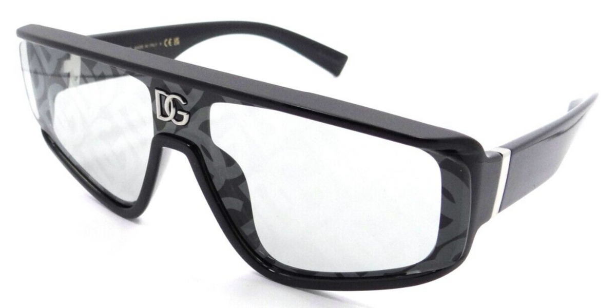 Dolce &amp; Gabbana Sunglasses DG 6177 501/AL 46-xx-145 Black / Grey Tampo Mirror DG