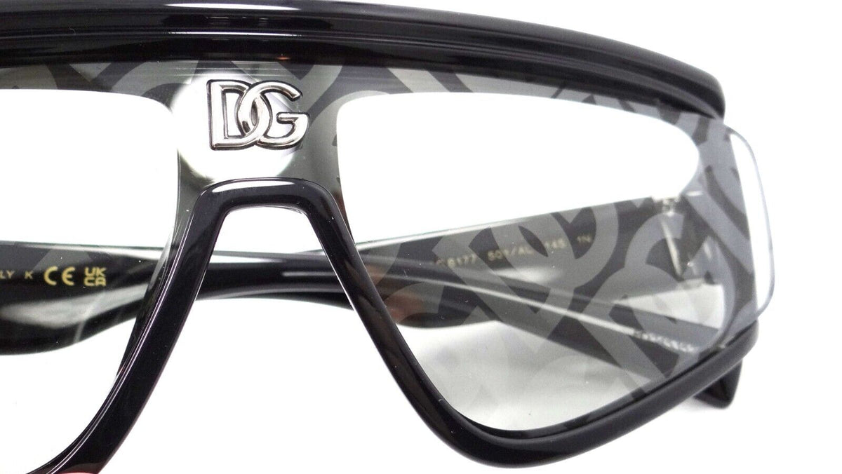 Dolce &amp; Gabbana Sunglasses DG 6177 501/AL 46-xx-145 Black / Grey Tampo Mirror DG