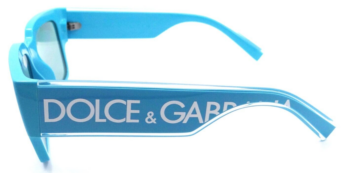 Dolce &amp; Gabbana Sunglasses DG 6184 3346/65 52-18-145 Azure / Blue Mirror Silver