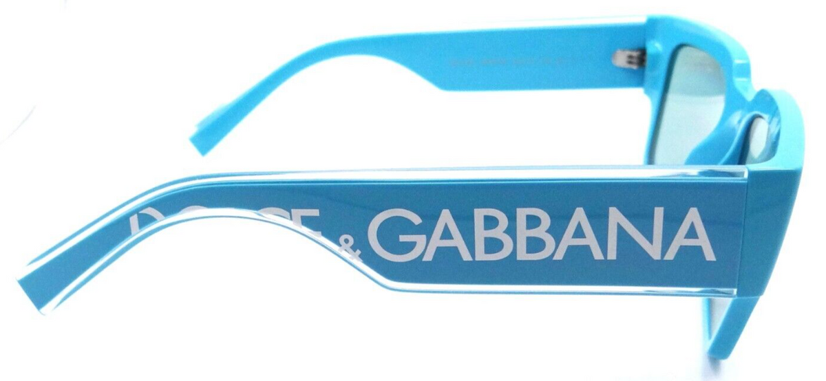 Dolce &amp; Gabbana Sunglasses DG 6184 3346/65 52-18-145 Azure / Blue Mirror Silver