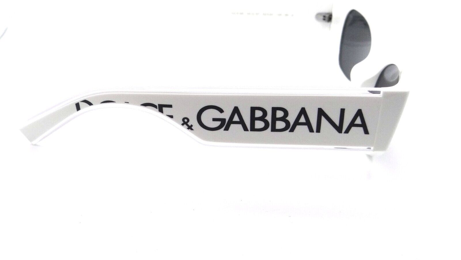 Dolce & Gabbana Sunglasses DG 6186 3312/87 52-20-145 White / Dark Grey Italy