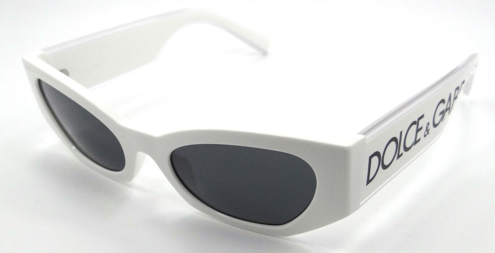 Dolce & Gabbana Sunglasses DG 6186 3312/87 52-20-145 White / Dark Grey Italy