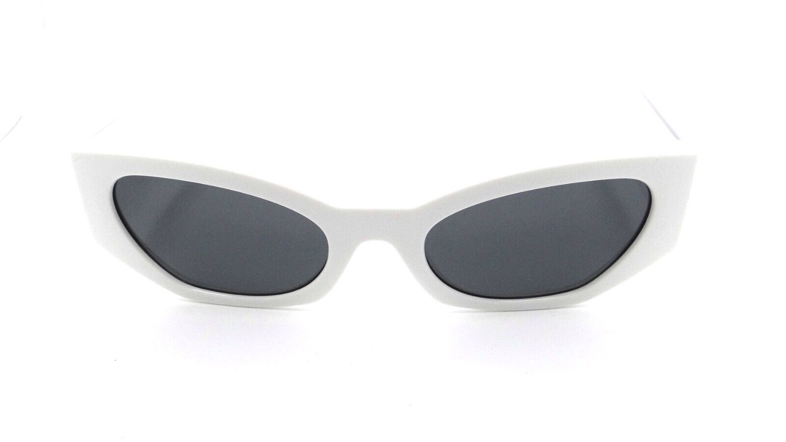 Dolce & Gabbana Sunglasses DG 6186 3312/87 52-20-145 White / Dark Grey Italy