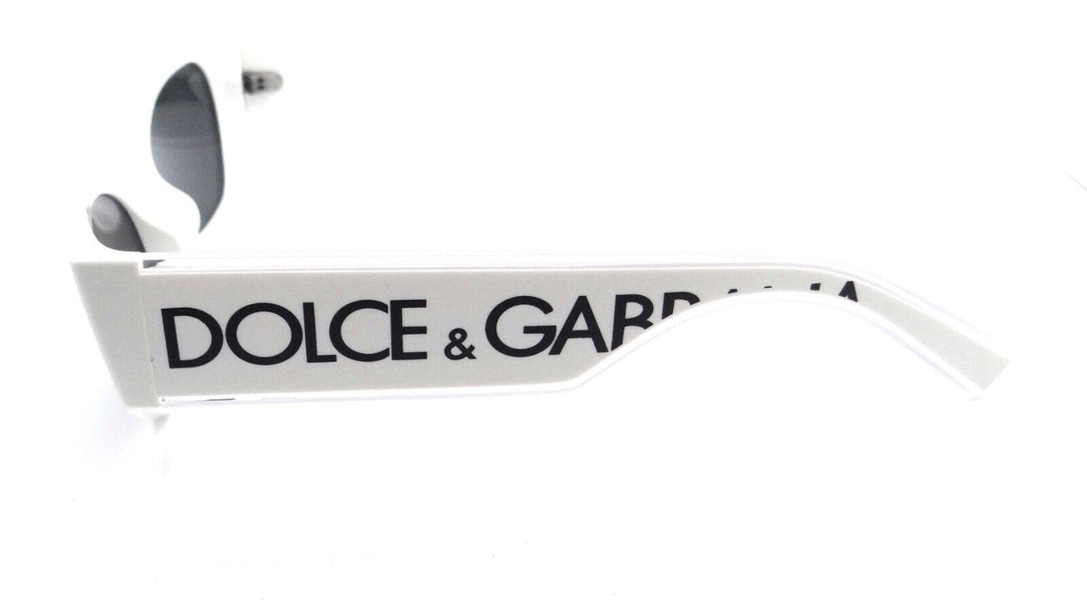 Dolce &amp; Gabbana Sunglasses DG 6186 3312/87 52-20-145 White / Dark Grey Italy