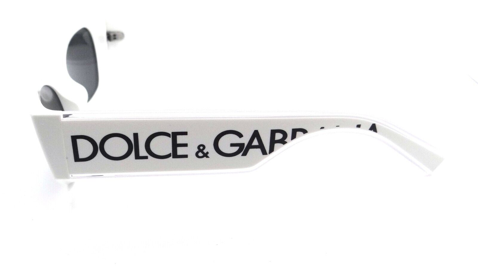 Dolce & Gabbana Sunglasses DG 6186 3312/87 52-20-145 White / Dark Grey Italy