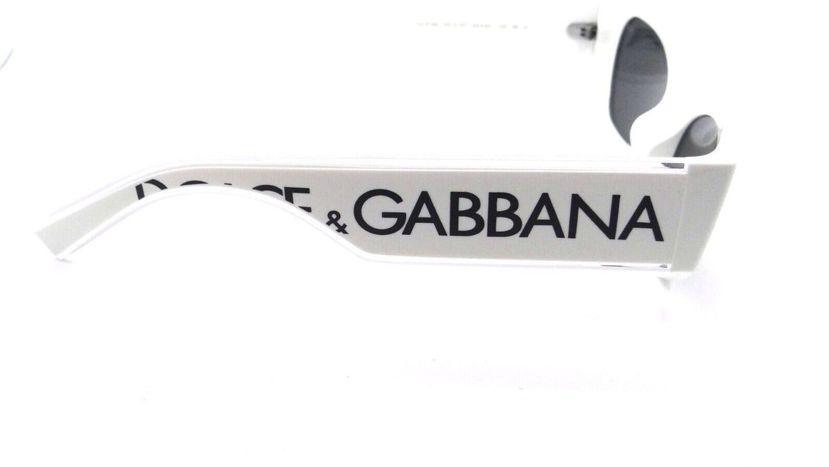 Dolce &amp; Gabbana Sunglasses DG 6186 3312/87 52-20-145 White / Dark Grey Italy