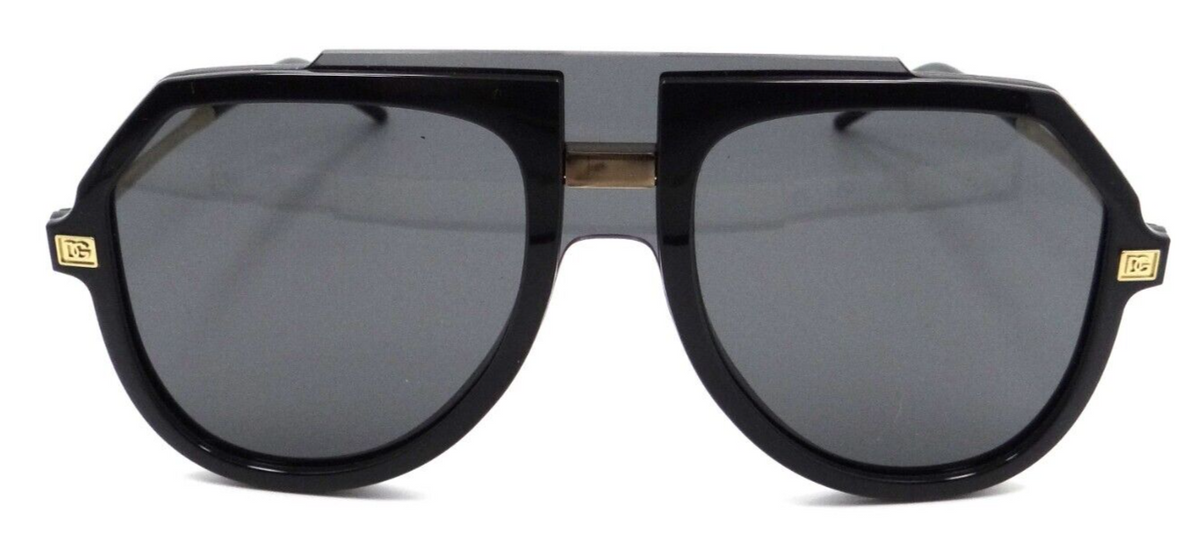 Dolce &amp; Gabbana Sunglasses DG 6195 501/87 45-xx-145 Black / Dark Grey Italy
