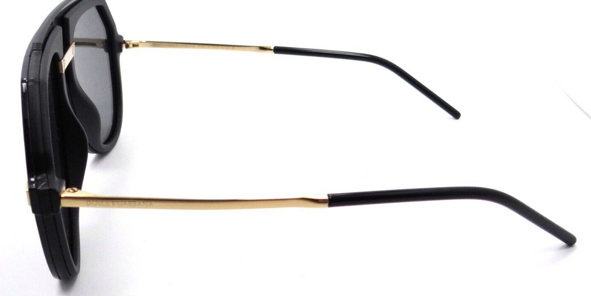 Dolce &amp; Gabbana Sunglasses DG 6195 501/87 45-xx-145 Black / Dark Grey Italy