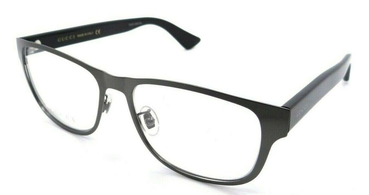 Gucci Eyeglasses Frames GG0007O 005 55-16-145 Ruthenium Black Made in Italy-889652122960-classypw.com-1
