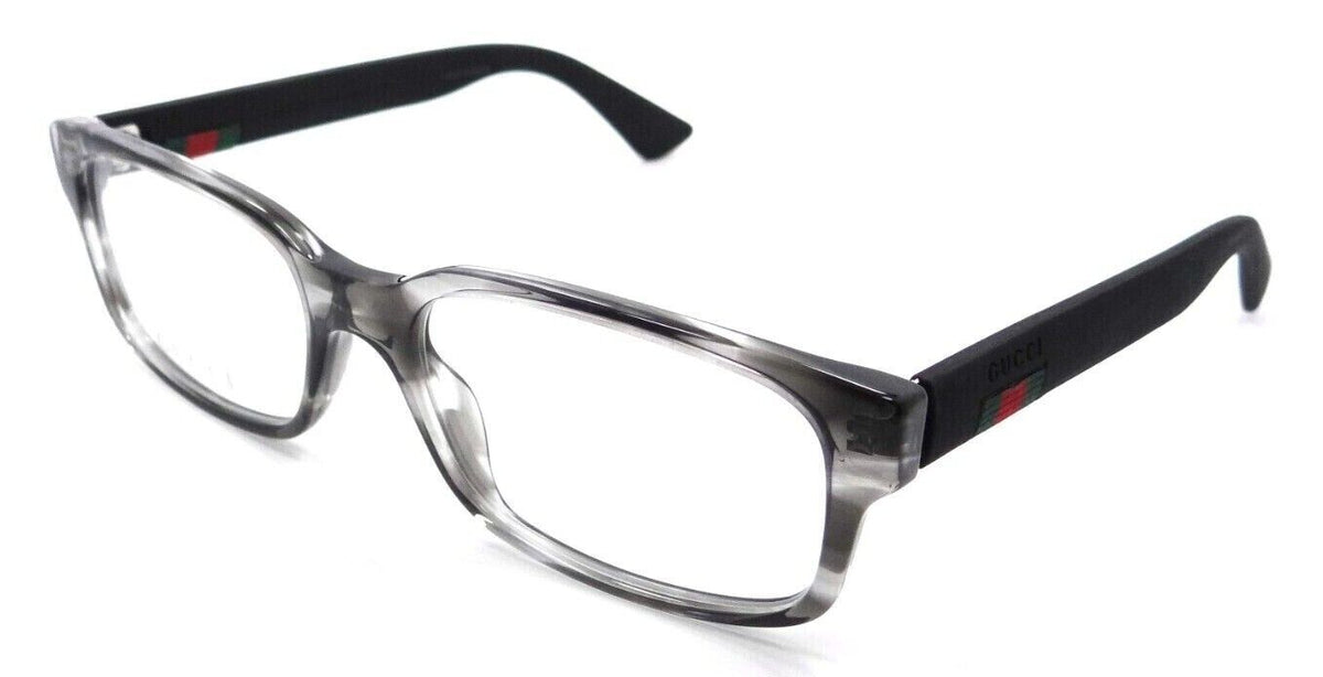Gucci Eyeglasses Frames GG0012O 003 54-18-145 Grey / Black Made in Italy-889652047713-classypw.com-1