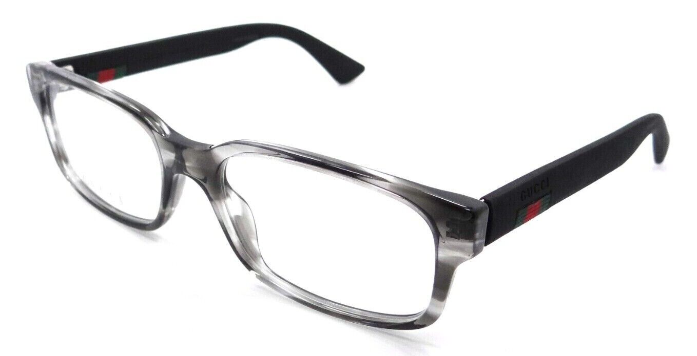 Gucci Eyeglasses Frames GG0012O 003 54-18-145 Grey / Black Made in Italy-889652047713-classypw.com-1