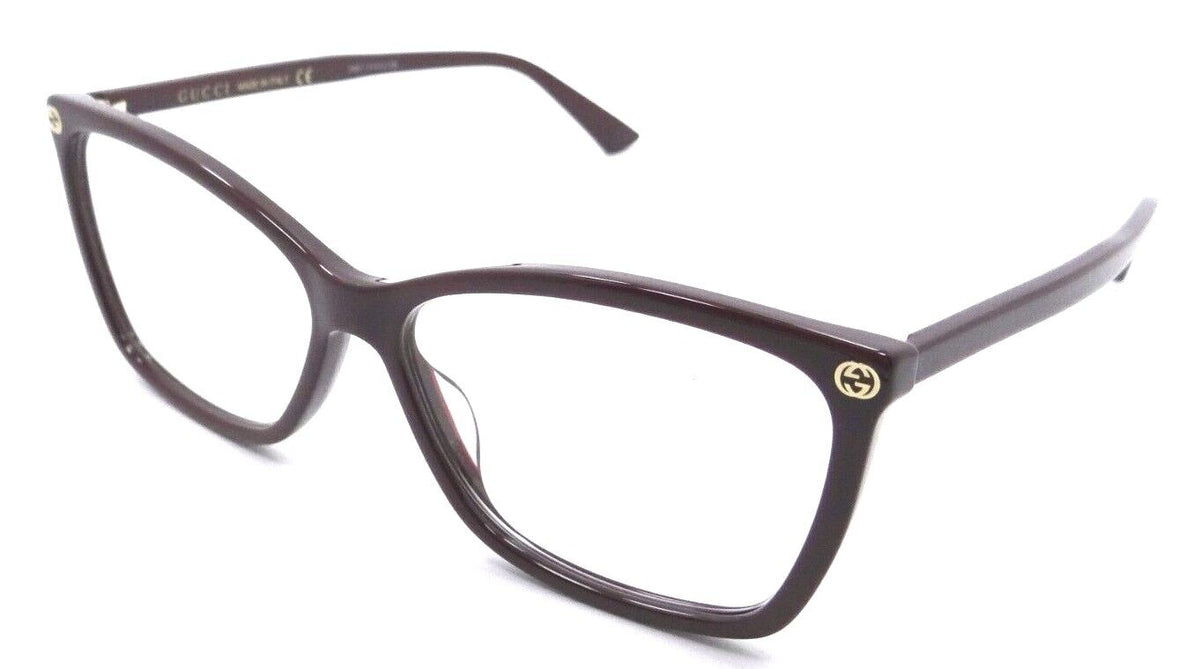 Gucci Eyeglasses Frames GG0025O 007 56-14-140 Burgundy Made in Italy-889652088235-classypw.com-1