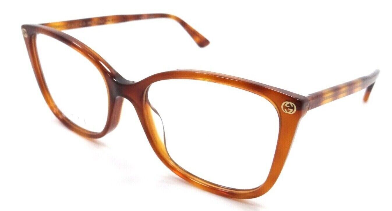 Gucci Eyeglasses Frames GG0026O 006 53-17-140 Havana Made in Italy-889652123066-classypw.com-1