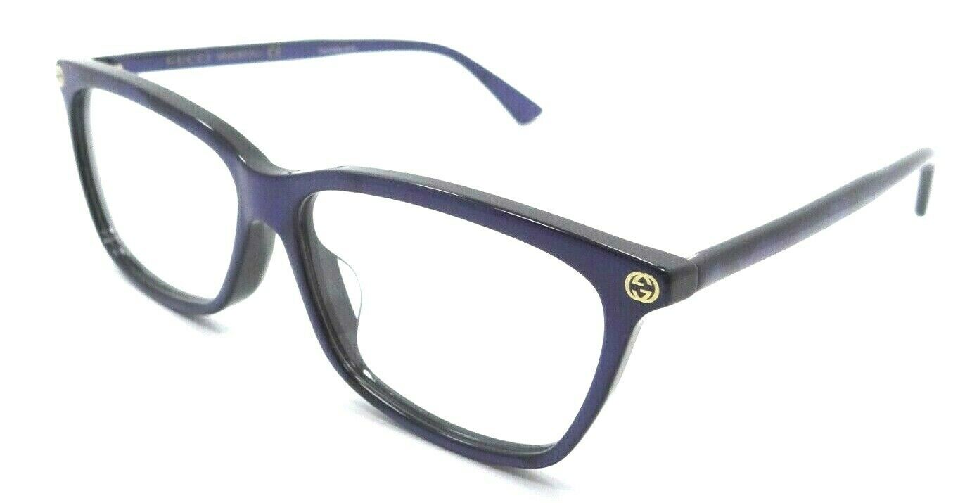 Gucci Eyeglasses Frames GG0042OA 004 55-13-145 Blue Made in Italy-889652050324-classypw.com-1
