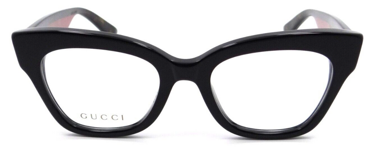 Gucci Eyeglasses Frames GG0060O 001 49-19-140 Black / Havana Made in Italy-889652050973-classypw.com-2