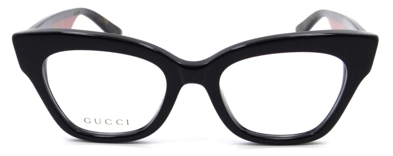 Gucci Eyeglasses Frames GG0060O 001 49-19-140 Black / Havana Made in Italy-889652050973-classypw.com-2