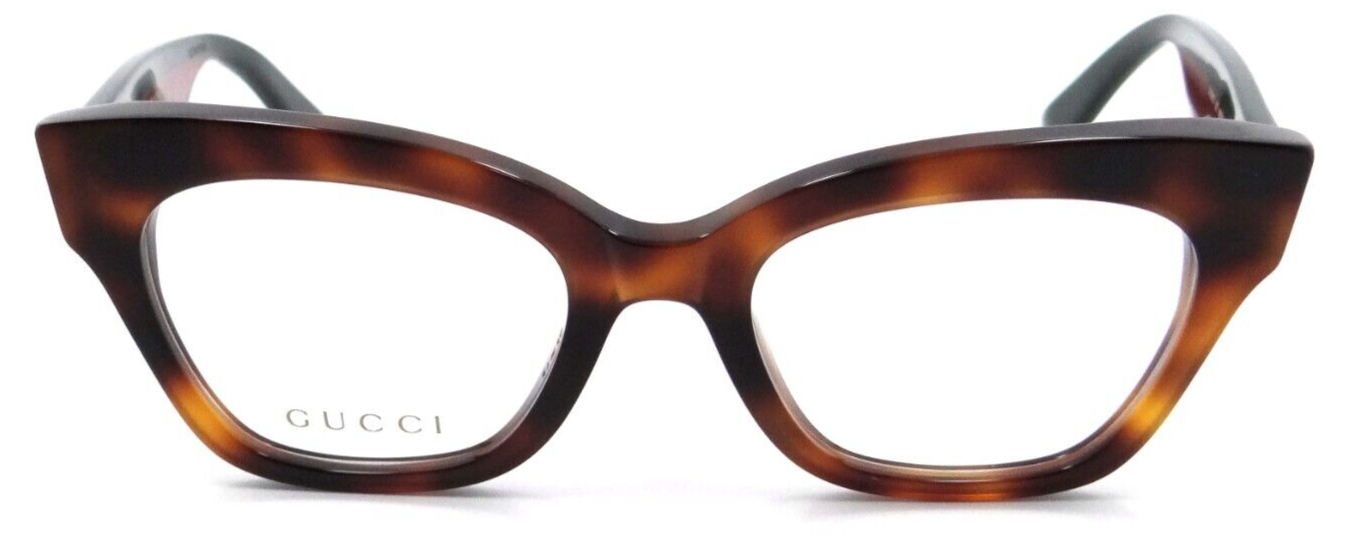 Gucci Eyeglasses Frames GG0060O 002 49-19-140 Havana / Green Made in Italy-889652050980-classypw.com-2