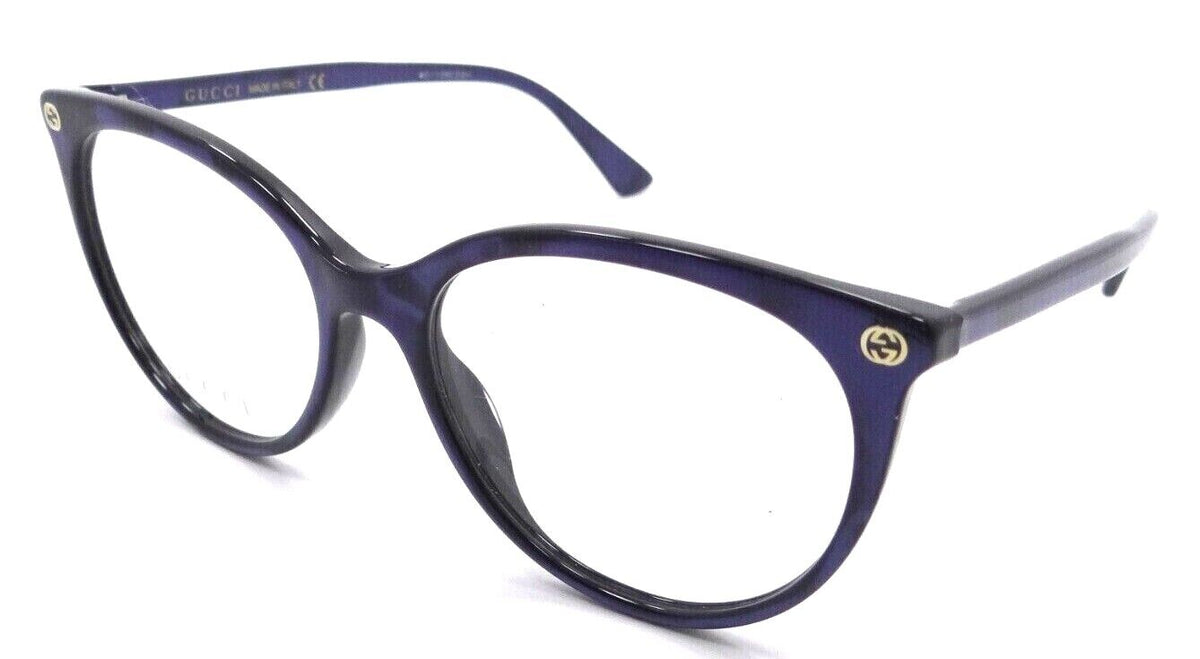 Gucci Eyeglasses Frames GG0093O 005 53-17-140 Blue Made in Italy-889652076096-classypw.com-1