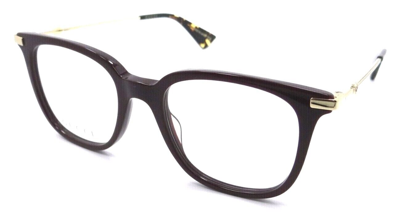 Gucci Eyeglasses Frames GG0110O 006 49-19-145 Burgundy / Gold Made in Japan-889652078458-classypw.com-1