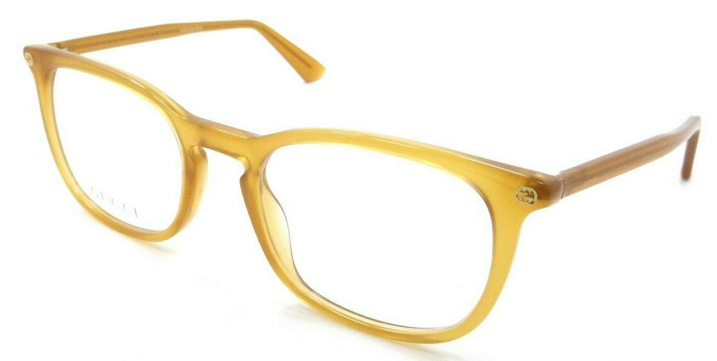 Gucci Eyeglasses Frames GG0122O 009 54-21-145 Yellow Made in Italy-889652093079-classypw.com-1