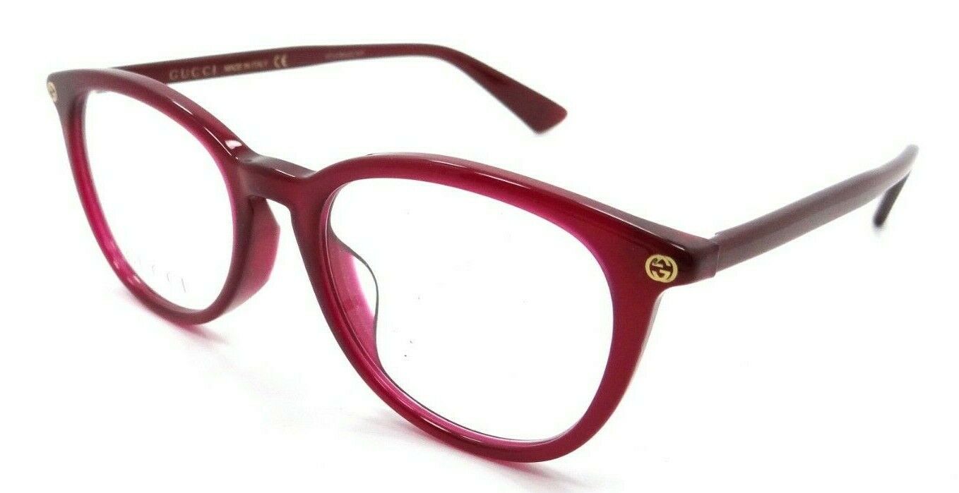 Gucci Eyeglasses Frames GG0155OA 017 49-18-145 Burgundy Made in Italy-889652171555-classypw.com-1