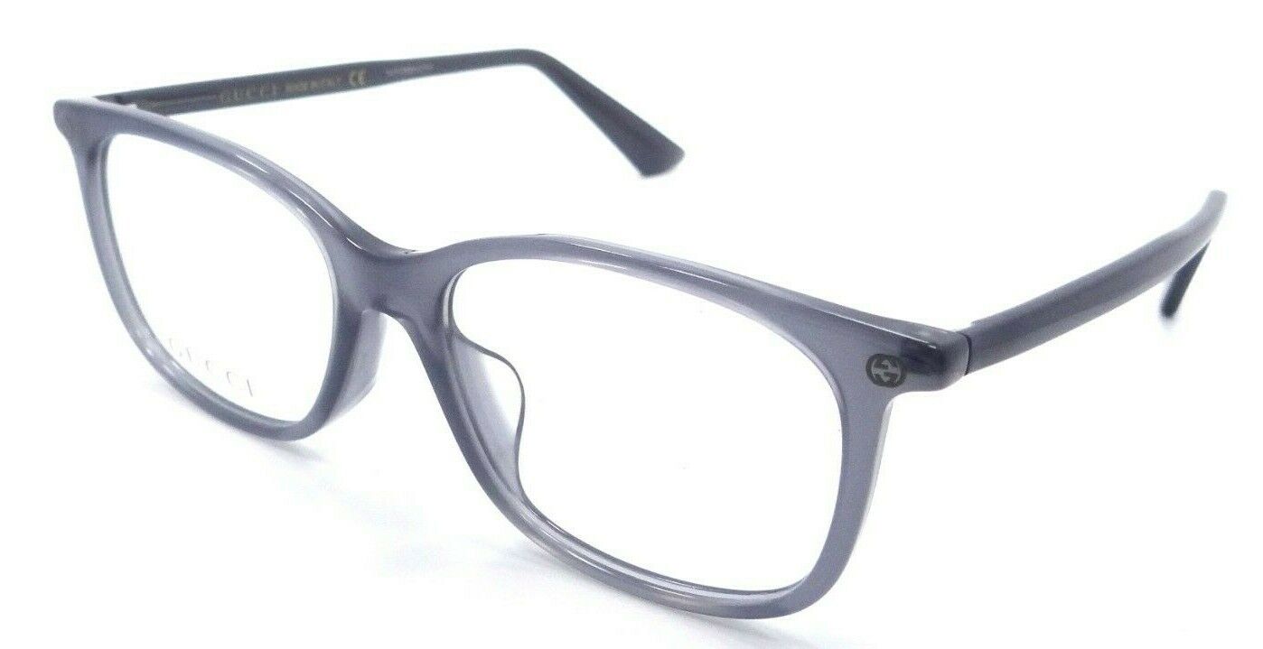 Gucci Eyeglasses Frames GG0157OA 004 52-17-145 Grey Made in Italy-889652090108-classypw.com-1