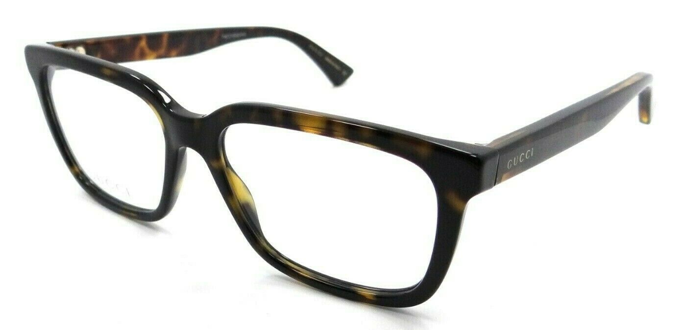 Gucci Eyeglasses Frames GG0160O 002 53-17-145 Dark Havana Made in Italy-889652088730-classypw.com-1