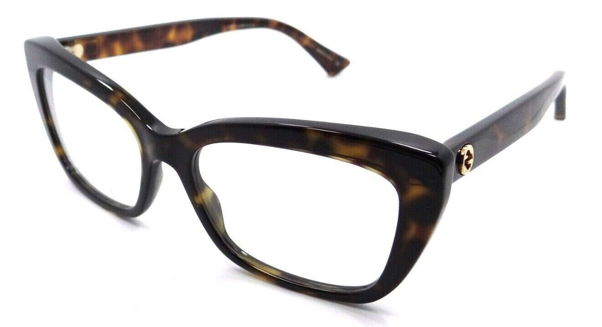 Gucci Eyeglasses Frames GG0165O 005 53-17-140 Havana Made in Italy-889652197029-classypw.com-1