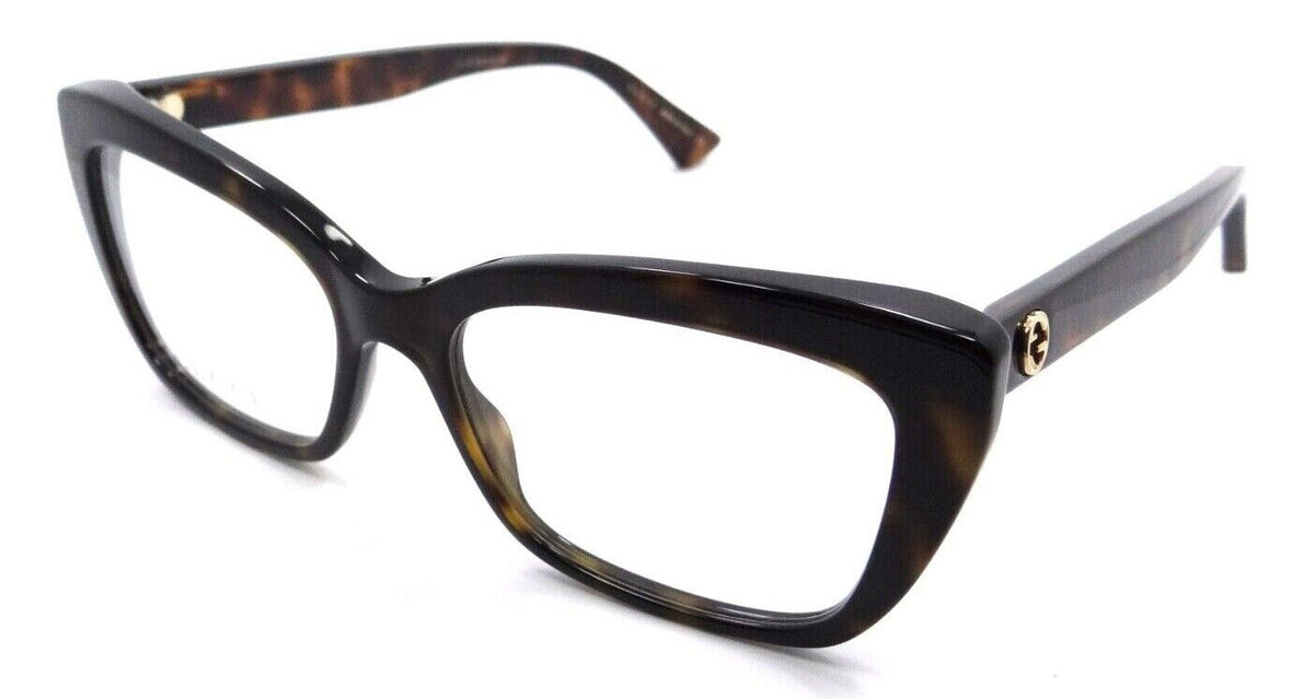 Gucci Eyeglasses Frames GG0165O 005 53-17-140 Havana Made in Italy-889652197029-classypw.com-1